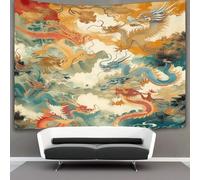 NAHCBIOT Chinese Long Dragons Tapestry for Bedroom, Wall Hanging Poster Wall Decor for Home Bedroom