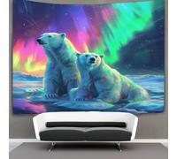 NAHCBIOT Polar Bear Tapestry for Bedroom, Wall Hanging Poster Wall Decor for Home Bedroom 150cmx200cm