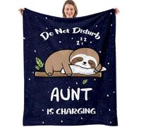 Nahjiiem Aunt Gifts Blanket, Gifts for Aunt from Niece Nephew, Aunt Auntie Gift Ideas, Best Aunt Ever Birthday, Practical Gift for Aunt Auntie Throw Blankets 50"x60"