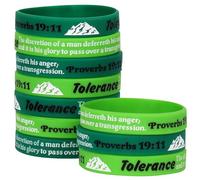 NAHRMY Faith Bible Verses Rubber Bracelets, 10 pcs Christian Religious Silicone Wristbands Inspirational Rubber Bracelet for Men Women Teenage Party Favors Church Gifts