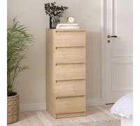 Naia Chest - 5 Drawer - Narrow - Oak