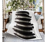 Naiagiri Chocolate Cookies and Cream Stack Dessert Biscuits Food Ultra Soft Flannel Fleece Throw Blankets, Microfiber Comforter Outdoor Moving Cover for Beach Picnic Couch 50"x40"（Throw） Kid