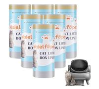 Naielfopet 30 Count Cat Litter Bags, Compatible with Neakasa M1 Open-Top Self Cleaning Cat Litter Box, 3 Mils Super Thick Replaced Waste Bags, 27" x 13" Kitty Litter Waste Receptacles Bags