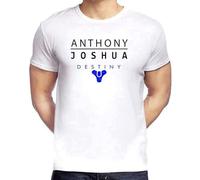 NAIFEN Anthony Joshua Graphic Tee Shirt Mens Round Neck Short Sleeves T Shirt Casual Bottoming T-Shirt White XXL
