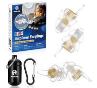 Naiicute Kids Ear Plugs for Small EarCanals (6-12 yrs) -Pressure Relief & Preventing Ear Pain, Reusable Noise Sensitivity Earplugs for Home, School, Playtime & Beyond | Comfy, 25dB Noise Reduction