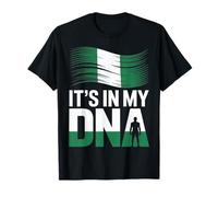 Naija Heritage Nigerian Roots It's In My DNA Nigeria Pride T-Shirt