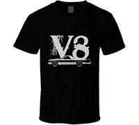 naik 1970 El Camino Ss Side View V8 Car Lover Gift Enthusiast T Shirt Black L