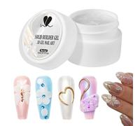 Nail 3D Sculpting Gel,Solid Molding Gel for Nails - 5ml Non-Sticky Manicure Builder for Carving Design Molding Home Salon