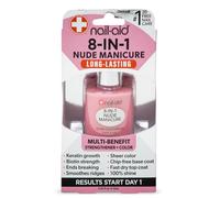 Nail-Aid 8-in-1 Nude Manicure Polish Strength+Color, 08666 by Nail-Aid