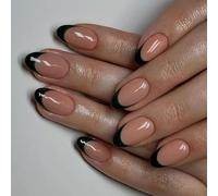 Nail Almond Press Glossy Fake Nails 12 Size Nails Please stick to your nails