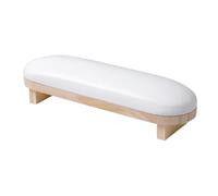 Nail Arm Rest - 39x11.5x8cm Waterproof Stable Base With PU Cover, Arm Rest For Nails Tech, Nail Armrest Stand Wooden Hand Support Pillow Soft Leather, Manicure Salon Home