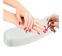 Nail Arm Rest Cushion Pillow, TOROKOM Nail Arm Rest Pillow Pad For Manicure Hand Arm Cushion for Nails Table Desk Station Detachable Washable for Nails Art Salon Home Use (White)