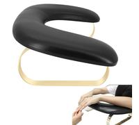 Nail Arm Rest for Nail Tech, U-Shaped Manicure Hand Rest, PU Leather Hand Rest Stand, Nail Desk Arm Rest, Detachable Nail Hand Pillow for Nail Tech Manicure Pedicure Work