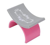 Nail Arm Rest, Nail Hand Rest Nail Art Mat Holder U Shaped Manicure Hand Pillow Pads Holder Soft Silicone Silicone Nail Mat for Nails Art DIY (Rose Pink)