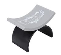 Nail Arm Rest, Silicone Nail Mat U Shaped Manicure Hand Pillow Pads Holder Soft Silicone Manicure Hand Rest Nail Art Mat Holder for Nails Art DIY (Black)