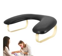 Nail Armband Rest - Forty-Four Twenty-Nine Fifteen Centimeters PU Leather, Ergonomic Manicure Support, U-Shaped Armrest, Professional Stable Base | Use for Beauty Salon