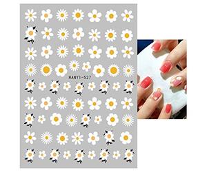 Nail Art Accessories Nail Art Decals Summer Coconut Pineapple Tropical Leaf Pink Flowers Back Glue Nail Stickers,Han527