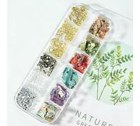 Nail Art Aurora Shell Flakes Abalone Charms 3D Irregular Slice Stone Sequins Decoration Manicure Accessory