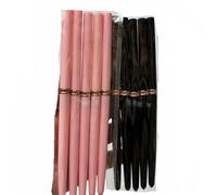 Nail art brushes Nail Art Liner Painting Brushes Line Drawing Tool Professional Liners Pen for DIY(Black-pink (10pcs))
