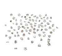 Nail Art Decorations Luxury Charms Pendant Rhinestone Jewelry Ornament Glass Crystal Design Manicure Accessories Nail Art Stickers Decals Flower Supplies Kit Polish Jewels Tools with Glues