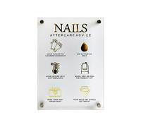 Ｚｉａｌｏｆｉ Nail Art Demonstration Board, Artificial Nail Holder, Acrylic Nail Art Supplies, Portable Stand, Style D