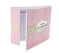 Nail Art Display Book with 120 Slots & Magnetic Closure, Nail Color Display Chart for Gel Polish Tips, Elegant Salon & Home Decor Nail Polish Showing Board (Pattern color card book) (Striped color