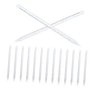 Nail Art Dotting Pen Set of 10 9.5cm Crystal Handle Orange Wood Cuticle Tools for Nail Care and Manicure Professionals Design and Art