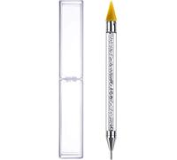 Nail Art Dual Ended Crystal Rhinestone Gem Picker Wax Gem Pickup Pen Tool Art DIY Decoration Tool For Picking Nail Rhinestones, Crystal, Studs, Gems, Caviar, Beads jewel, Diamond, Stones