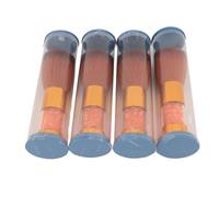 Nail Art Dust Remover Brush Soft Fluffy Bristles Ergonomic Handle for Nail Dust Cleaning Manicure ABS Material Nylon Hair 4pcs with Storage Box