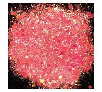 Nail Art Glitter 4Pcs 10g Holographic Gold Silver Hexagon Nail Glitter Powder Flakes Sequins(10g L)