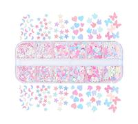 Nail Art Glitters Star Moon Shaped Resin Filling Sequins Paillette Jewelry Epoxy Craft Resin Mold Decorations Nail Art Kit