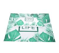 Nail Art Hand Pillow Pad Set, Soft Hand Rest Cushion for Manicure, Washable PU Leather Arm Support with Removable Design, Comfortable Hand Pad for Nail Salon Use (Internet Celebrity Green Leaves)
