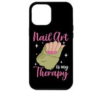 Nail Art Is My Therapy Manicure Pedicure Nail Tech Artist Case for iPhone 12 Pro Max