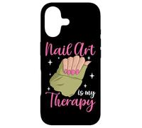 Nail Art Is My Therapy Manicure Pedicure Nail Tech Artist Case for iPhone 17