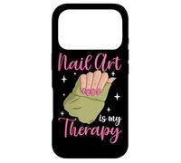 Nail Art Is My Therapy Manicure Pedicure Nail Tech Artist Case for iPhone 17 Pro