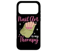 Nail Art Is My Therapy Manicure Pedicure Nail Tech Artist Case for iPhone 17 Pro Max