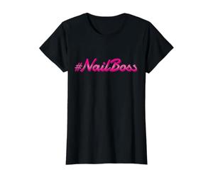 Nail Art Manicure Fingernails Nail Designer Gift Value Graphic T-Shirt, Women, Black, XL