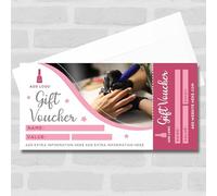 Nail Art Manicure Pink Aesthetics Beauty Therapy Massage Business Gift Voucher