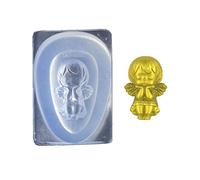 Nail Art Mold Epoxy Resin Silicone Three-Dimensional Angel Decorative Sticker Nail Jewelry Molds for Resin