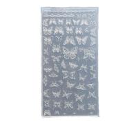Nail Art Mold with Variety of Patterns Template Carving Sticker Stencil Tools Moulds for Enthusiasts and Salons Decoration