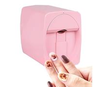 Nail Art Painting Machine, Digital Nail Art Printer, Printing Patterns/Text/Photos,Edit The Printing Pattern On The App,For Beauty Salon,Pink