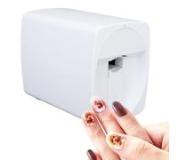 Nail Art Painting Machine, Digital Nail Art Printer, Printing Patterns/Text/Photos,Edit The Printing Pattern On The App,For Beauty Salon,White