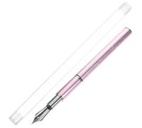 Nail Art Pen Lightweight Metal Tool Pink Long Handle | for Home and Professional Use, Replacement Beads Included, Pink Finish, Precision Line and Dot Work