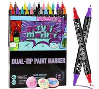 Nail Art Pens - 12Pcs Dual Tips Manicure Nail Pens 3D Creative Nails DIY Graffiti Drawing Tools, Arts Manicure Nail Beauty Adorn Tools for Women and Girls
