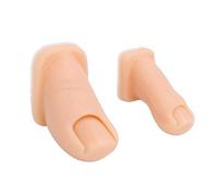 Nail Art Practice Toes Silicone Simulation Toe Nail Painting Carved Practice Toe Fingers for Nail Art Enthusiast and Professional Technician