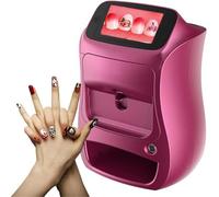 Nail Art Printer: 3D Professional Digital Wireless Device for Smartphone-Controlled Fast Painting in 20 Seconds, Mini Design for Easy Home and Salon Use