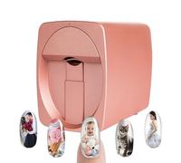 Nail Art Printer, Digital Mobile Machine, Customized Pattern, 2400 dpi, Easy to Clean, Control via Mobile Phone, Fast Drawing Time: 25-30s, Beauty & Personal Care