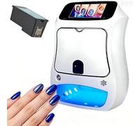 Nail Art Printer Machine - 3D Digital Nail Printer with Touch Screen for Home & Salon Use, 5-Minute Dryer, Easy Mobile App for Professional Manicure Results