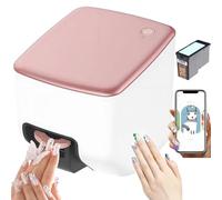 Nail Art Printer Machine, 3D Smart WiFi Nail Printer, Auto Shape Recognition, Fast Drawing in 10s, 4800dpi High-Definition for Home DIY Nail Art