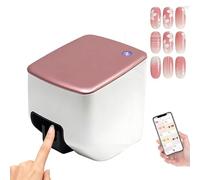 Nail Art Printer, Portable Salon Machine, 4800DPI Precision, 10S Fast Printing, App-controlled for DIY Manicures at Home, Effortless Nail Design